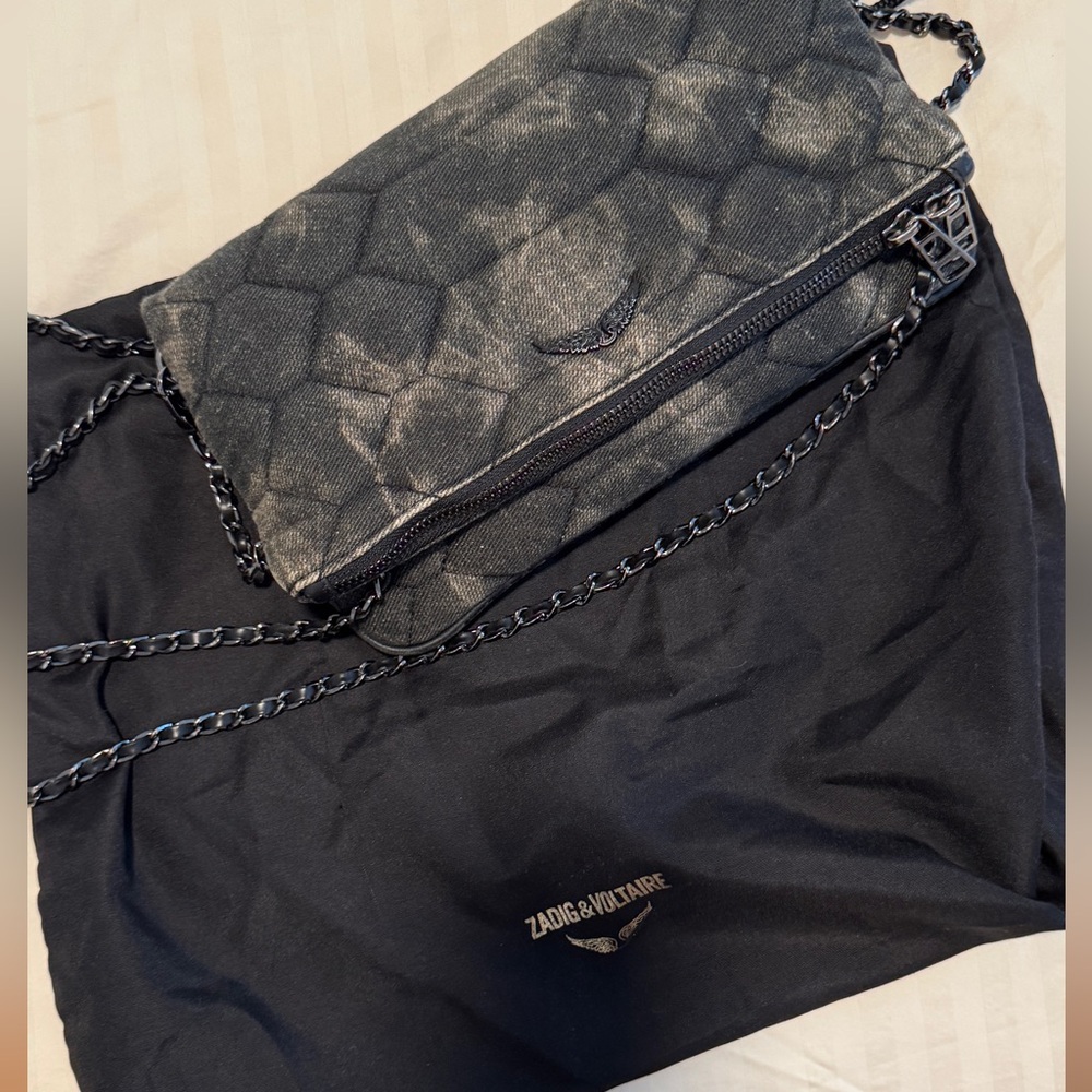 Zadig & Voltaire Rock Clutch (Fabric! NO leather)